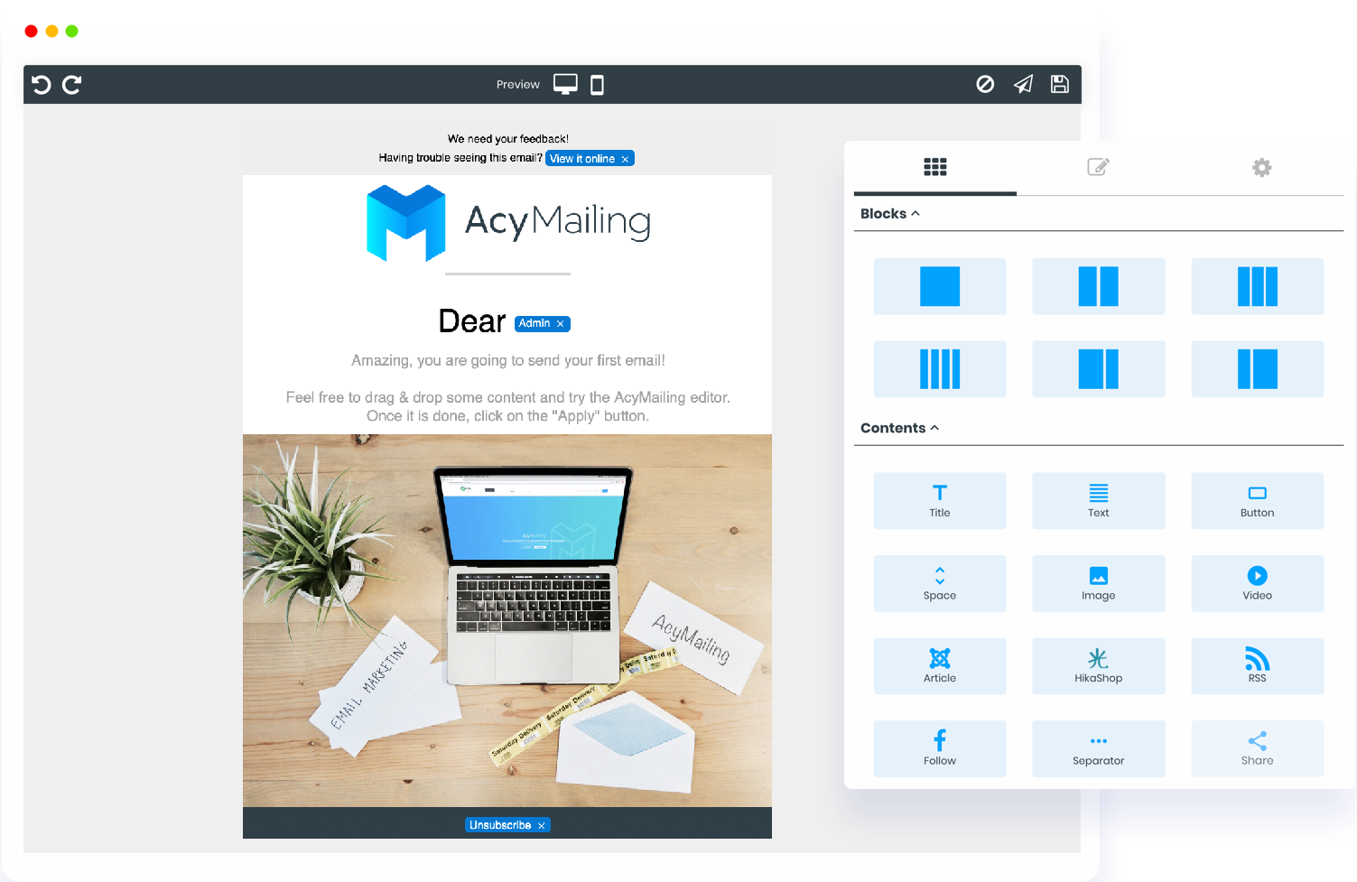 AcyMailing Meilleur Plugin De Newsletter Pour WordPress Joomla templates-acymailing