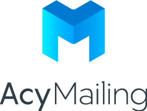 AcyMailing Logo Vertical Rvb