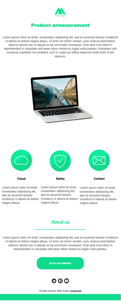 Templates New Product