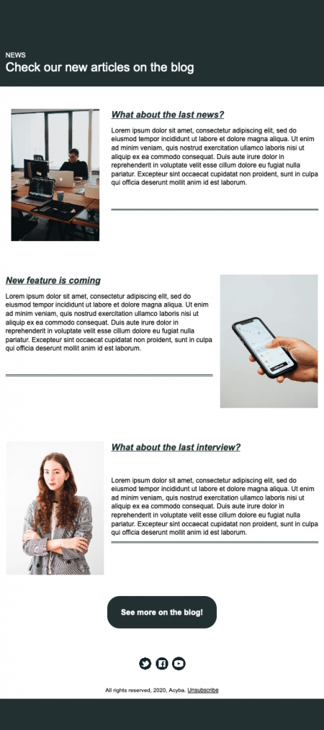Templates News