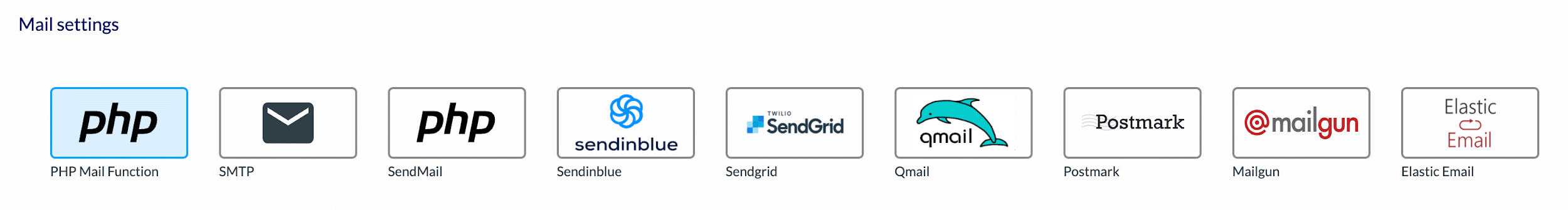 Integration External Sending Services