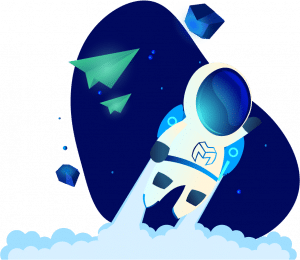 Spaceman Mascotte 2