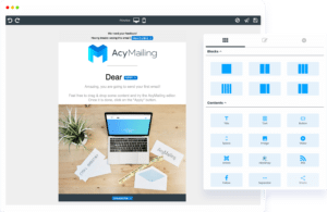 AcyMailing Editor