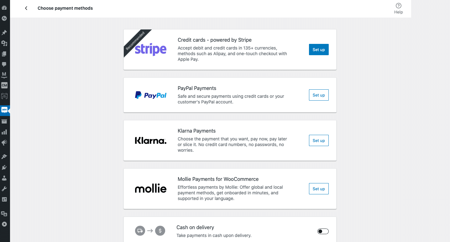payment woocommerce