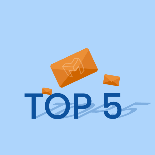 top 5 des meilleures pratiques d'emailing illustration