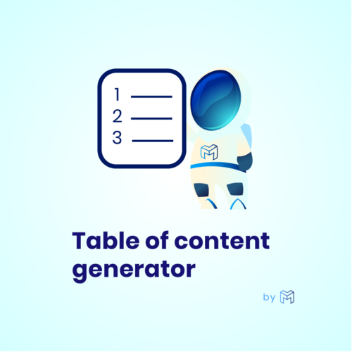 AcyMailing - Table of content generator