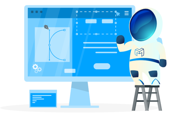 website creator spaceman